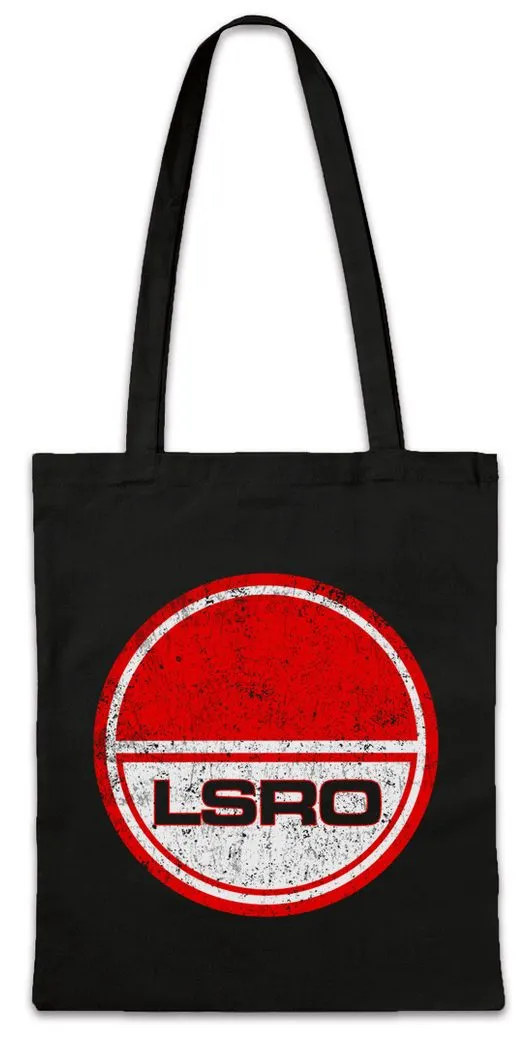 Urban Backwoods Beuteltasche Space 1999 Research LSRO Logo Stofftasche Retro Mondbasis Alpha TV (1-tlg), SciFi Series Serie Moonbase