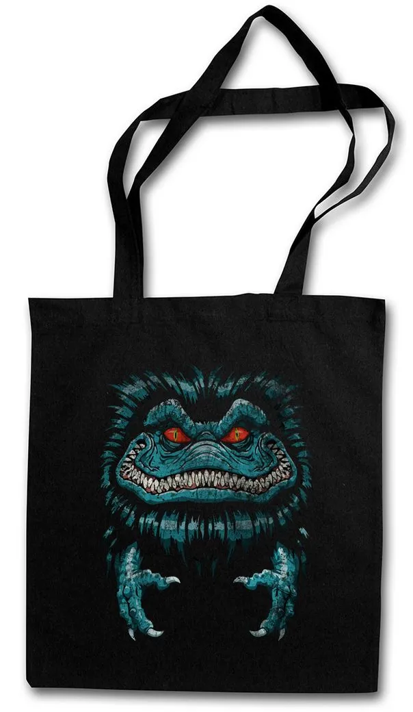 Urban Backwoods Beuteltasche Space Monster Stofftasche Sie sind da Monster Halloween Horror Film (1-tlg), Logo Movie Sign Critters