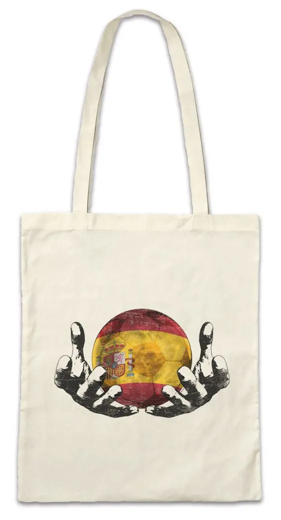 Urban Backwoods Beuteltasche Spain Football Magic Ball Stofftasche Spanien spanisch Spanische (1-tlg), spanish Fußball Fussball Komet