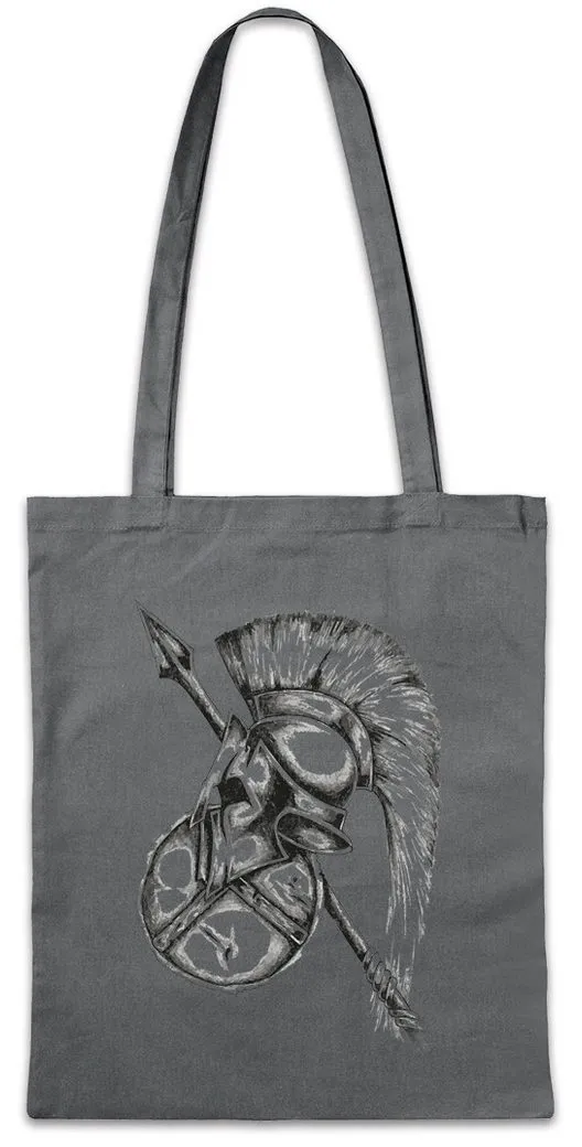 Urban Backwoods Beuteltasche Spartan Gear Stofftasche Sparta Spartans Spartaner 300 Spartiaten (1-tlg), Schild Speer Helm Shield