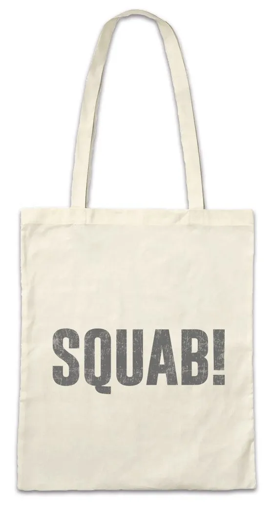 Urban Backwoods Beuteltasche Squab! Stofftasche Two And A Charlie Alan Fun Half Logo Men Harper (1-tlg), Uncle Harper Series Sitcom