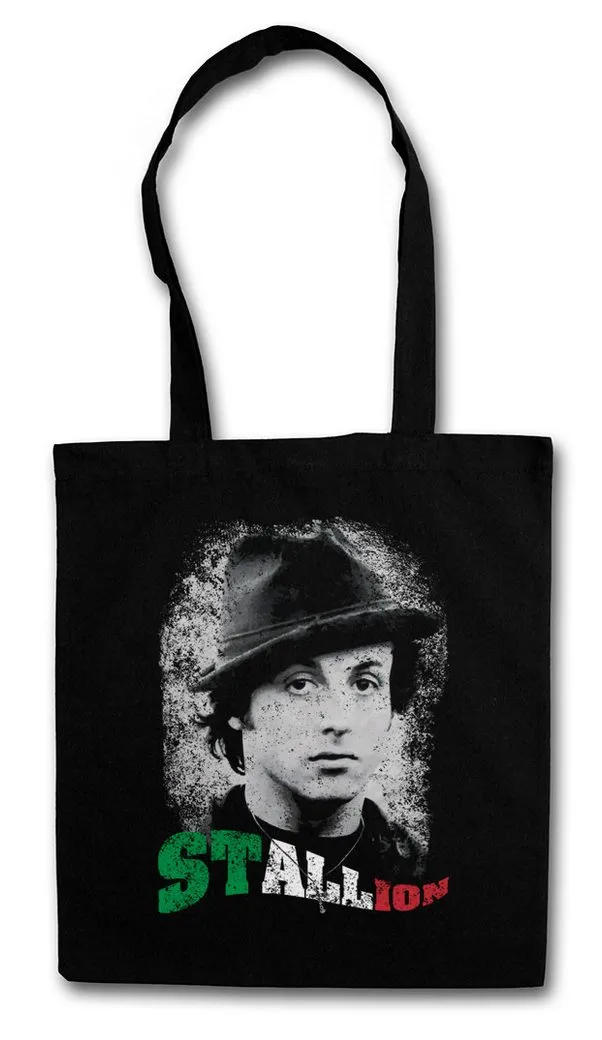 Urban Backwoods Beuteltasche Stallion Stofftasche Rocky Sylvester Boxer Boxing Italian Stallone (1-tlg), Kult Movie Film Balboa