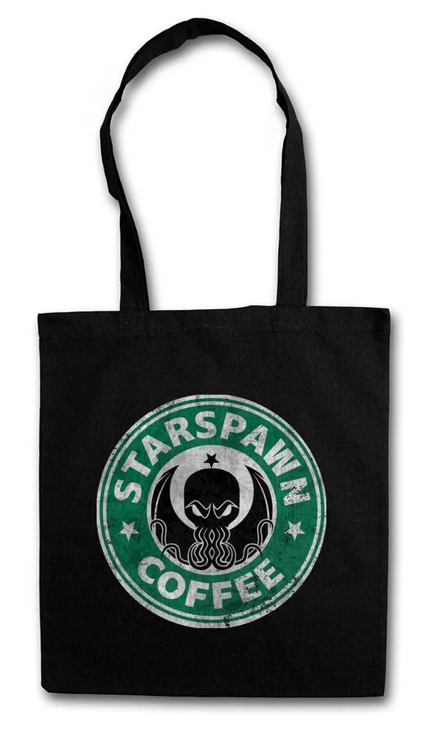 Urban Backwoods Beuteltasche Starspawn Coffee Stofftasche Arkham Lovecraft 666 Miskatonic Spawn (1-tlg), Call Obed Marsh Cthulhu