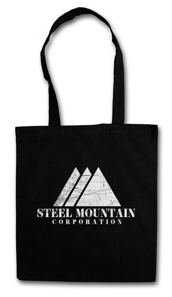 Urban Backwoods Beuteltasche Steel Mountain Stofftasche Fsociety Allsafe TV Evil E Corp Mr. Robot (1-tlg), Hacker Serie Cyber Series