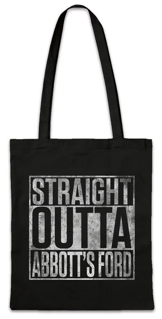 Urban Backwoods Beuteltasche Straight Outta Abbott'sHerren Stofftasche The Kingkiller Books Fantasy (1-tlg), Chronicle Kvothe Die Königsmörder