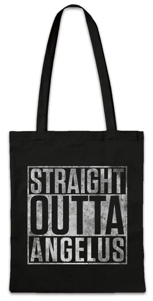 Urban Backwoods Beuteltasche Straight Outta Angelus Stofftasche Lachlan Lockie Geoffrey Egg Vikci (1-tlg), Joy Sarge Philipp Blib