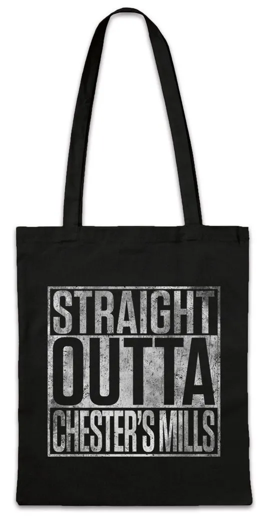 Urban Backwoods Beuteltasche Straight Outta Chester's Mills Stofftasche Under The Fun Dome Stephen (1-tlg), Book King Dale Barbie