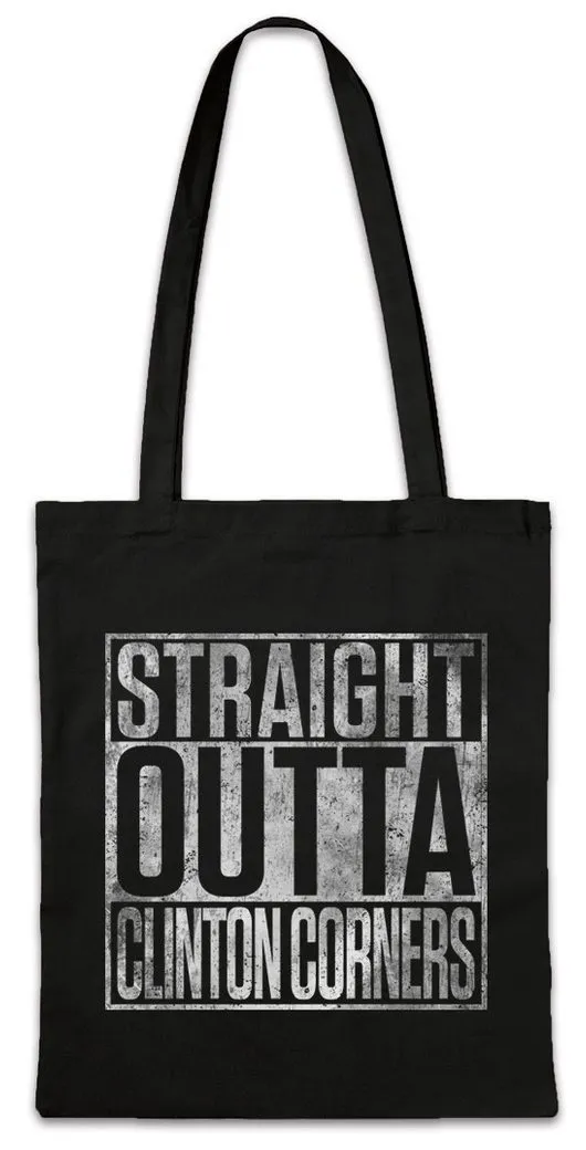 Urban Backwoods Beuteltasche Straight Outta Clinton Corners Stofftasche Carter Detective Sitcom (1-tlg), Canada Harley Crime TV
