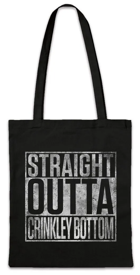 Urban Backwoods Beuteltasche Straight Outta Crinkley Bottom Stofftasche Noel's Fun House Series (1-tlg), Party TV Show Serie
