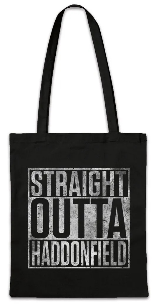 Urban Backwoods Beuteltasche Straight Outta Haddonfield Stofftasche Halloween Michael Horror (1-tlg), Slasher Movie Myers Film