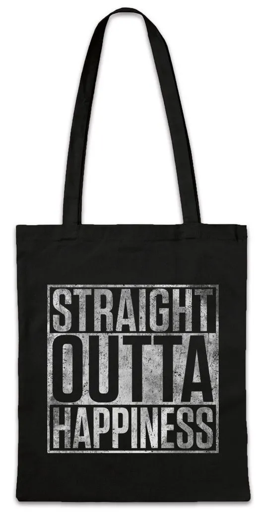 Urban Backwoods Beuteltasche Straight Outta Happiness Stofftasche The Twilight Fun Zone Dimension (1-tlg), TV Show Serie NWA