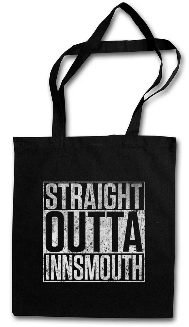 Urban Backwoods Beuteltasche Straight Outta Innsmouth Stofftasche City Wars Horror Town Cthulhu (1-tlg), Lovecraft Miskatonic Arkham Dunwich