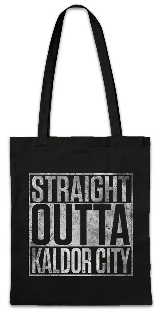 Urban Backwoods Beuteltasche Straight Outta Kaldor City Stofftasche Graham Yasmin who Ryan Doc (1-tlg), Doctor Doktor Dr. Fun