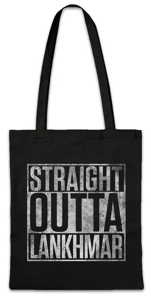 Urban Backwoods Beuteltasche Straight Outta Lankhma Stofftasche Fafhrd And The Fun TV Gray Mouser (1-tlg), Barbarian Thief Ratonero Kult