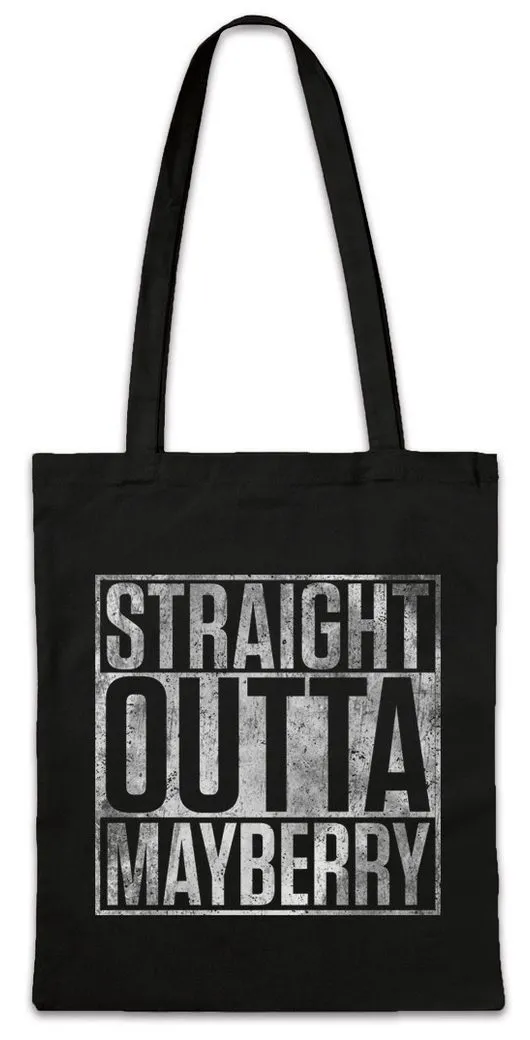 Urban Backwoods Beuteltasche Straight Outta Mayberry-Shirt Stofftasche The Andy Griffith Fun Comedy (1-tlg), Sherriff Show Andy Opie