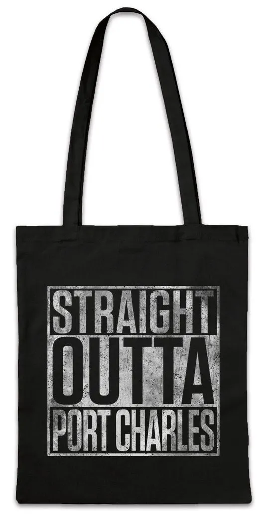 Urban Backwoods Beuteltasche Straight Outta Port Charles Stofftasche General Fun GH Hospital Dr. (1-tlg), Steve Hardy Jessie Brewer