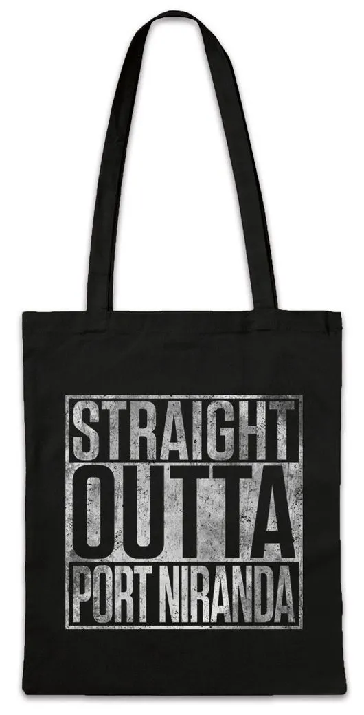 Urban Backwoods Beuteltasche Straight Outta Port Niranda Stofftasche La Familia Round The Fun Twist (1-tlg), Series TV Linda