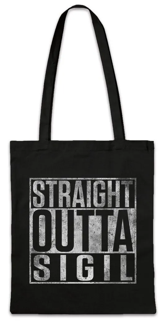 Urban Backwoods Beuteltasche Straight Outta Sigil Stofftasche Planescape Dungeons Pen Paper Dragons (1-tlg), Role Playing RPG Game
