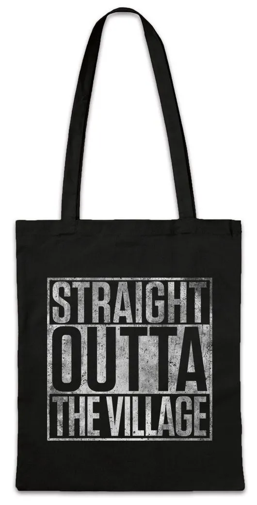 Urban Backwoods Beuteltasche Straight Outta The Village Stofftasche The TV Prisoner 6 Number Butler (1-tlg), Six Supervisor Two Shop