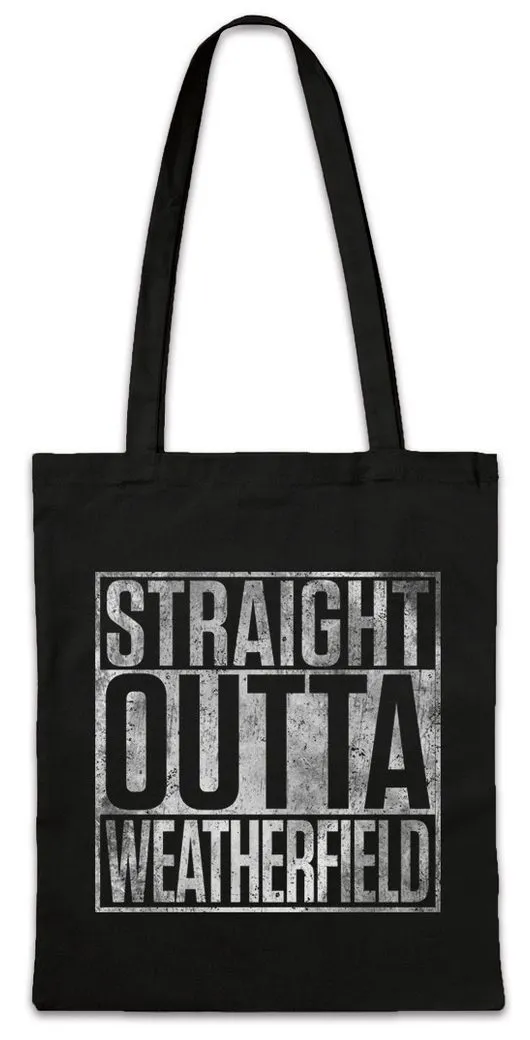 Urban Backwoods Beuteltasche Straight Outta Weatherfield Stofftasche Coronation Fun The TV Street (1-tlg), Corrie Ken Barlow Serie