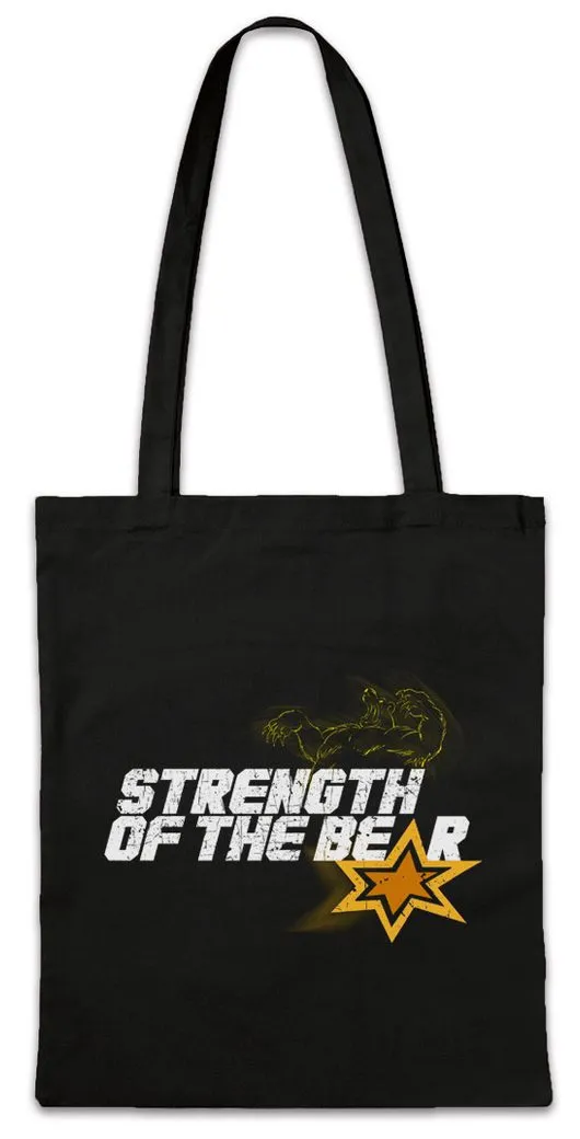 Urban Backwoods Beuteltasche Strength Of The Bear Stofftasche Marshall Serie Series Bravestarr Tex (1-tlg), Hex New Texas