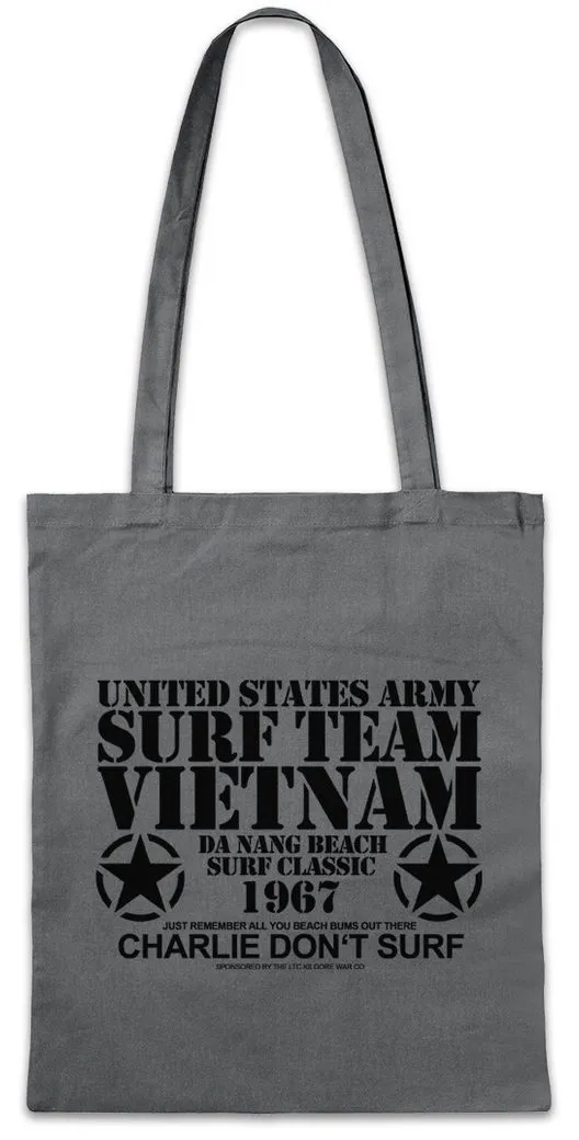 Urban Backwoods Beuteltasche Surf Team Vietnam II Stofftasche Apocalypse Now Da Nang Beach Vietnam (1-tlg), Fil Movie Army