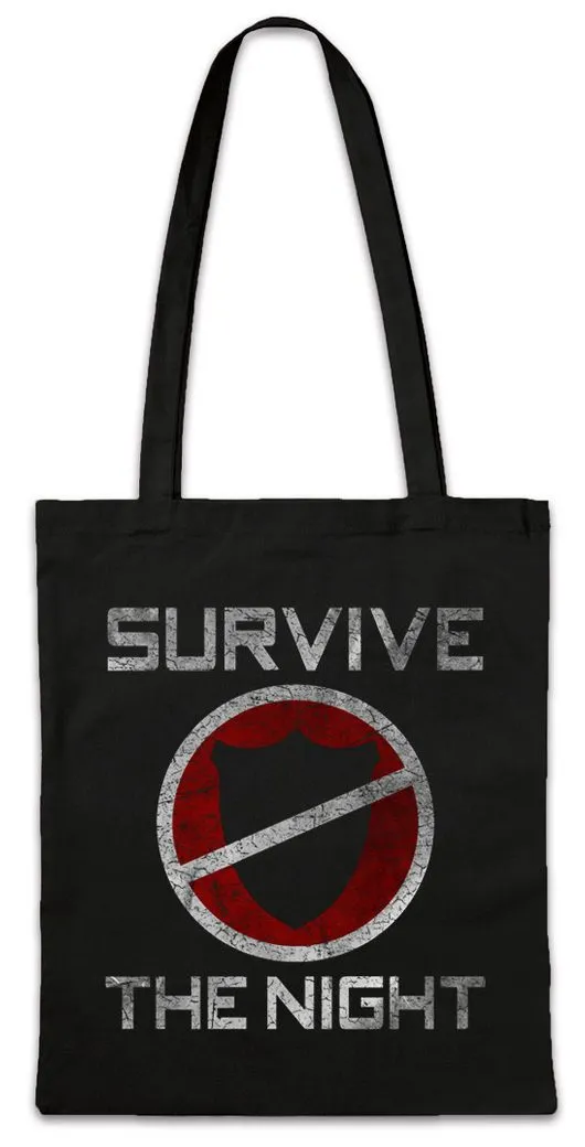 Urban Backwoods Beuteltasche Survive The Night Stofftasche The Mask Maske Purge God Symbol Zeichen (1-tlg), Logo Sign symbole simbolo
