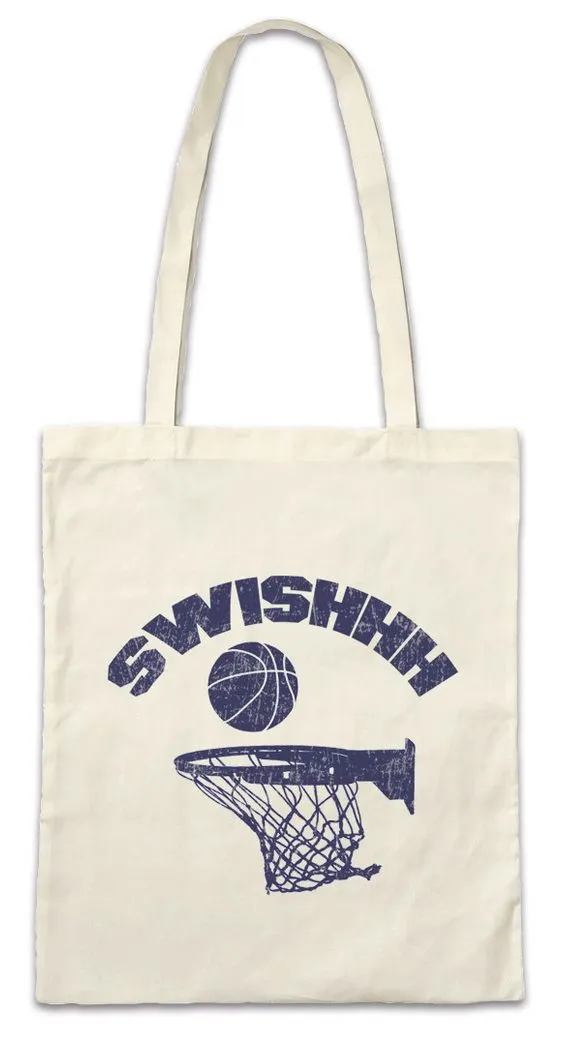 Urban Backwoods Beuteltasche Swishhh Stofftasche Streetballcourt Streetball Player Center (1-tlg), Basketballplatz Player Sport Passion