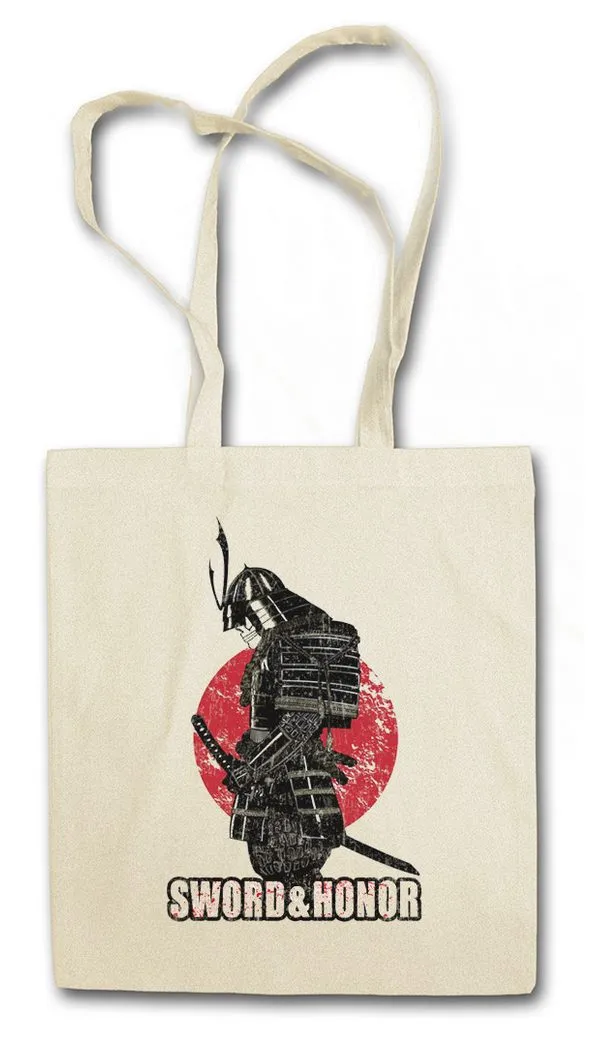 Urban Backwoods Beuteltasche Sword & Honor Stofftasche Skull Skelett Schädel Skeleton Ninja Bushido (1-tlg), Banzai Krieger Rüstung Helm
