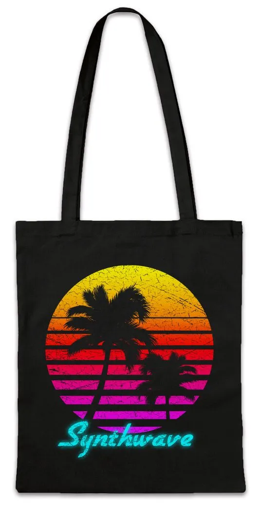 Urban Backwoods Beuteltasche Synthwave I Stofftasche Attack Decay Sustain Release Audio LFO Wave (1-tlg), Waves Sound Music DJ