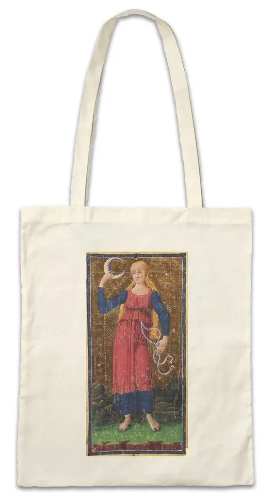 Urban Backwoods Beuteltasche Tarot Arcanum Moon Stofftasche Karte Karten Card Voddoo Der Mond Black (1-tlg), Occult Magic Schwarze Magie
