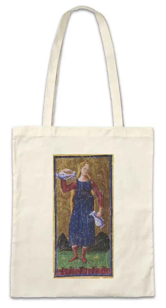 Urban Backwoods Beuteltasche Tarot Arcanum Temperance Stofftasche Karte Karten Card Voddoo Mäßigung (1-tlg), Abstinenz Black Occult Magic