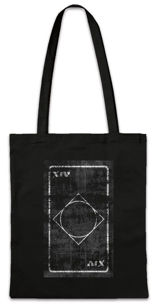 Urban Backwoods Beuteltasche Tarot Discipline Stofftasche Karte Karten Card Voddoo Disziplin Black (1-tlg), Occult Magic Schwarze Magie