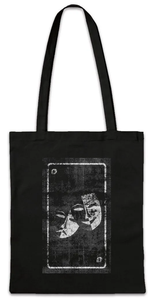 Urban Backwoods Beuteltasche Tarot The Joker Stofftasche Karte Karten Card Voddoo Der Narr Harlekin (1-tlg), Priest Black Occult Magic