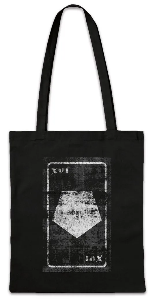 Urban Backwoods Beuteltasche Tarot The Tower of Babylon Stofftasche Karte Karten Card Voddoo Der (1-tlg), Turm Black Occult Magic