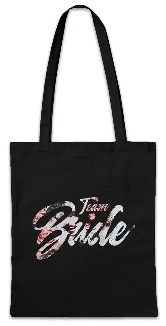 Urban Backwoods Beuteltasche Team Bride II Stofftasche Brautpaar Junggesellin Abschied Braut (1-tlg), Hochzeit Heirat Marriage Just