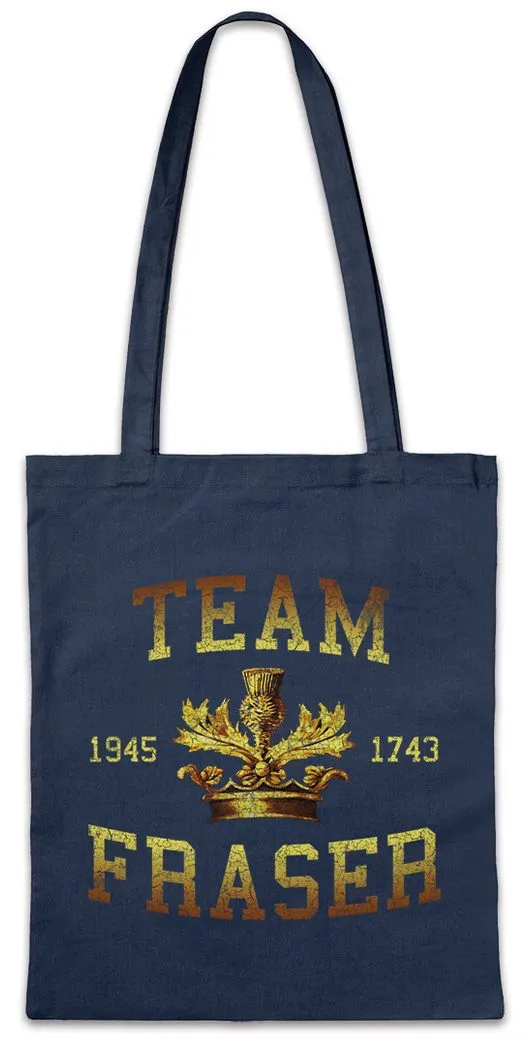 Urban Backwoods Beuteltasche Team Fraser Stofftasche Battle Of Bannockburn 1314 William Wallace (1-tlg), Schottland Scotland Outlander Fraser