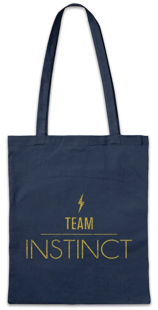 Urban Backwoods Beuteltasche Team Instinct Stofftasche Fun Geek Nerd Instinkt Teamplayer Gamer (1-tlg), Gaming Games Pixel Retro