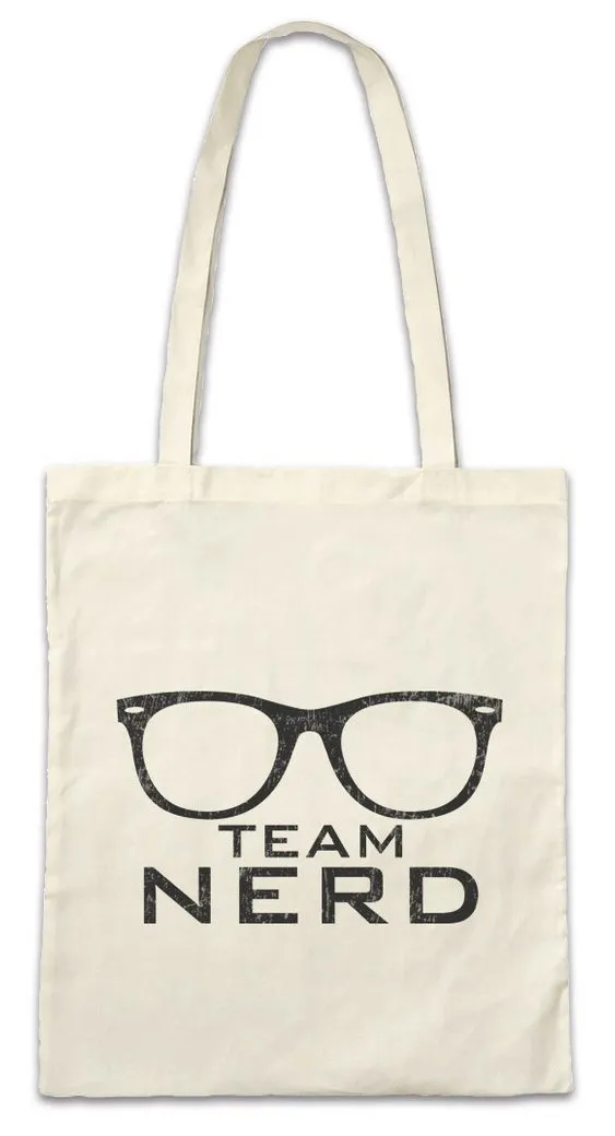 Urban Backwoods Beuteltasche Team Nerd Stofftasche Geek Freak Gamer Informatiker Programmierer PC (1-tlg), Informatik IT Computer Admin