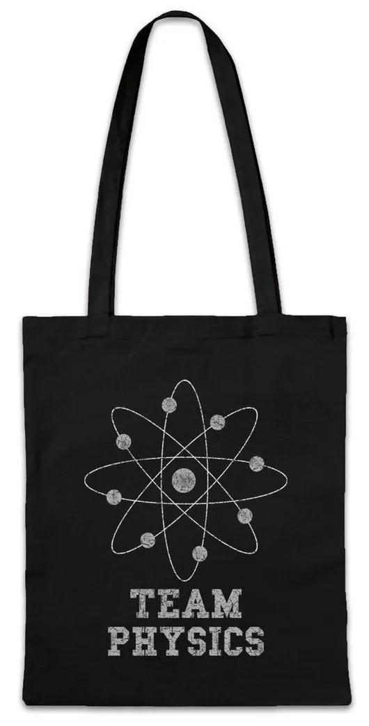 Urban Backwoods Beuteltasche Team Physics Stofftasche Lehrer Fun Teacher Physik Professor Nerd Geek (1-tlg), Science Scientist Wissenschaftler Wissenschaft