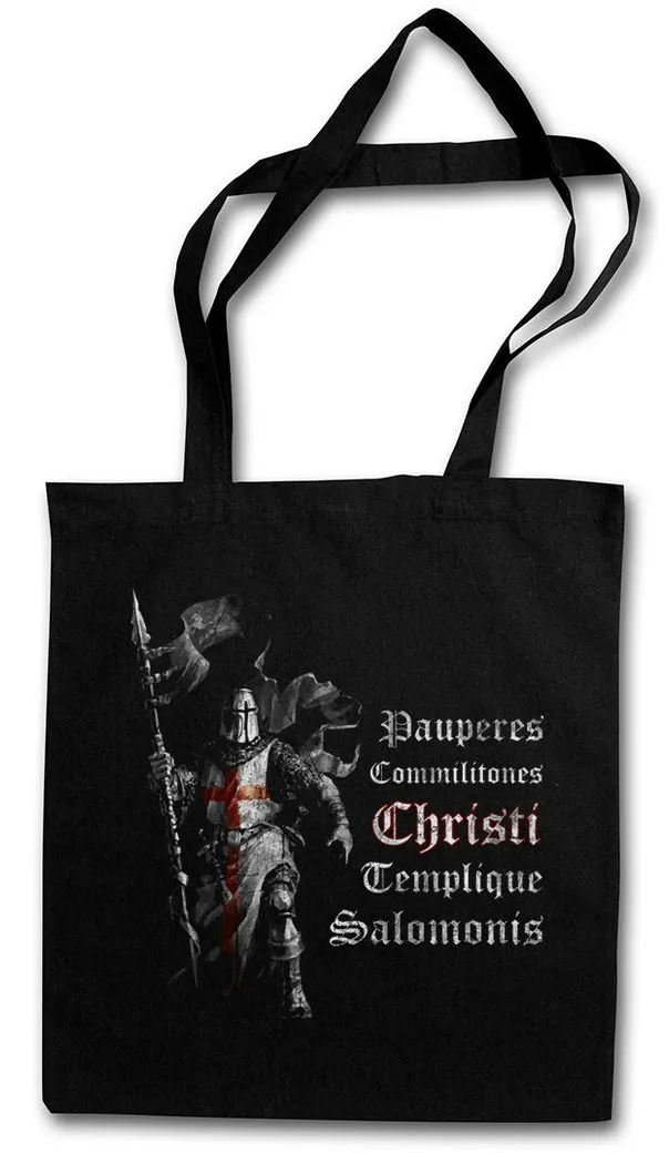 Urban Backwoods Beuteltasche Templar I Stofftasche Cross Templerkreuz Knight Ritter Ordo Orden (1-tlg), Crusade Crusader Kreuzritter Kreuzzug