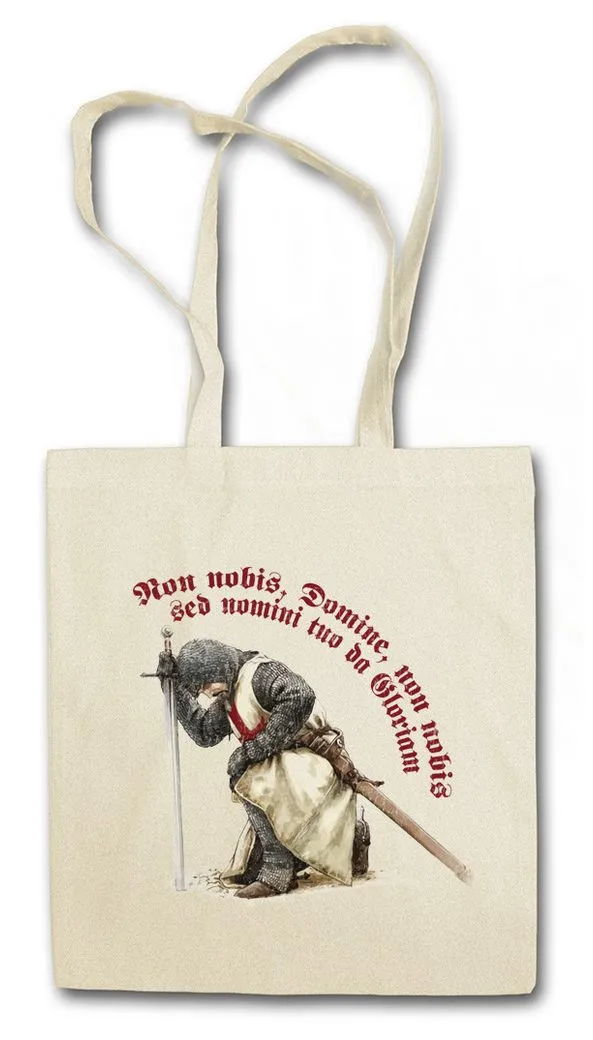 Urban Backwoods Beuteltasche Templar VII Stofftasche Cross Templerkreuz Knight Ritter Orden Gral (1-tlg), Crusade Ordo Kreuzritter Kreuzzug