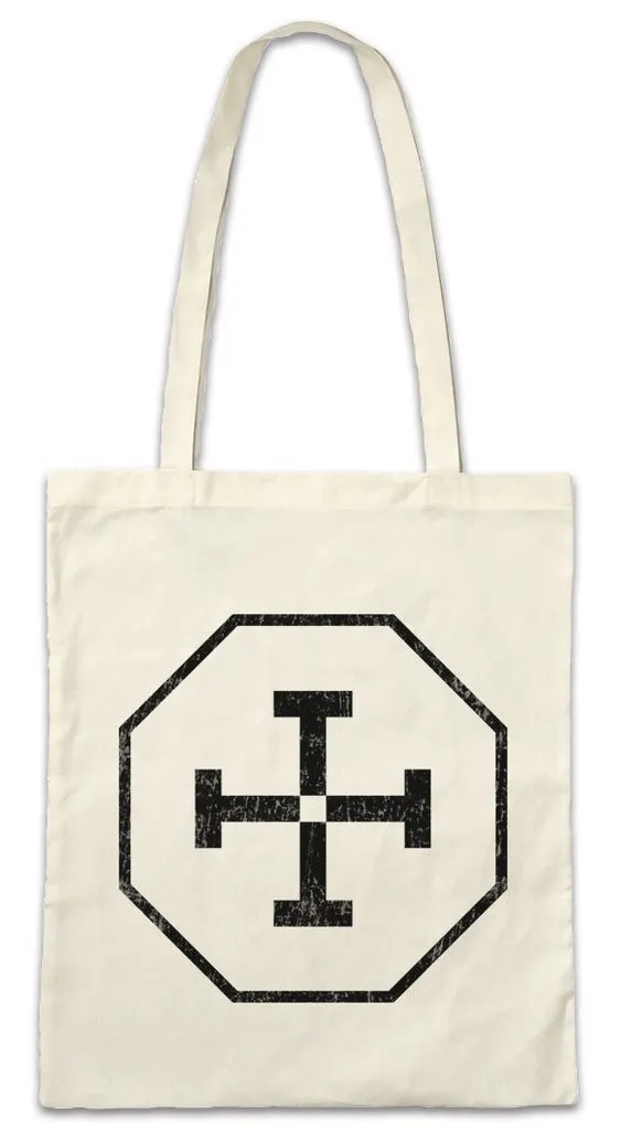 Urban Backwoods Beuteltasche Tetragrammaton Symbol Stofftasche Equilibrium Sign Logo Insigina John (1-tlg), Dupont Preston Prozium Errol