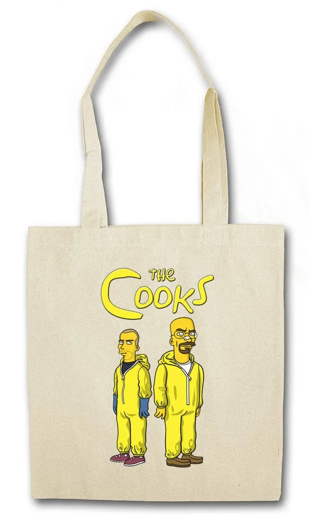 Urban Backwoods Beuteltasche The Cooks Stofftasche Walter Breaking White Ehrmantraut Bad Crystal (1-tlg), Pinkman Let's Cook TV