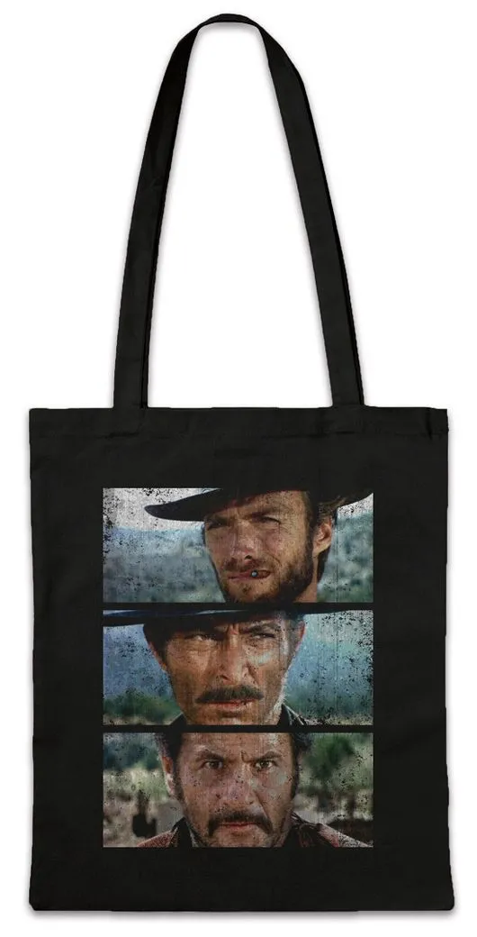 Urban Backwoods Beuteltasche The Good The Bad And The Ugly Stofftasche Italo Western Kult USA (1-tlg), Eastwood Cowboy US Clint