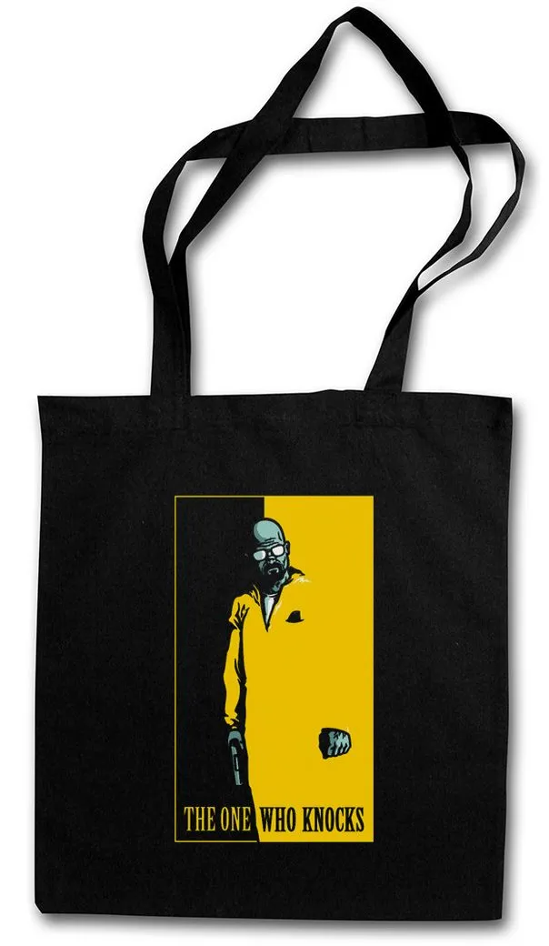 Urban Backwoods Beuteltasche The One Who Knocks Stofftasche Walter Breaking White Ehrmantraut Bad (1-tlg), Crystal Pinkman Let's The