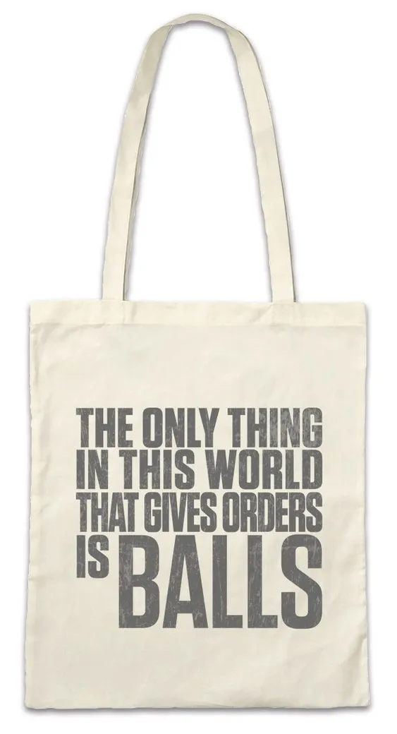 Urban Backwoods Beuteltasche The Only Thing That Gives Orders Stofftasche Quote Zitat Earth Tony (1-tlg), Scarface Montana Al Cuba