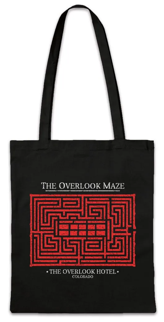 Urban Backwoods Beuteltasche The Overlook Maze Stofftasche Hotel Horror Kult Jack Shining Labyrinth (1-tlg), Logo Movie Redrum Film