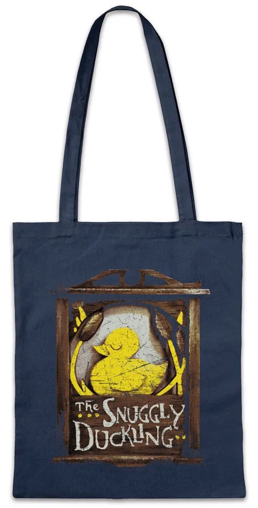 Urban Backwoods Beuteltasche The Snuggly Duckling Stofftasche Rapunzel Symbol Sign Company Logo Pub (1-tlg), Kneipe Schild Bar Signe