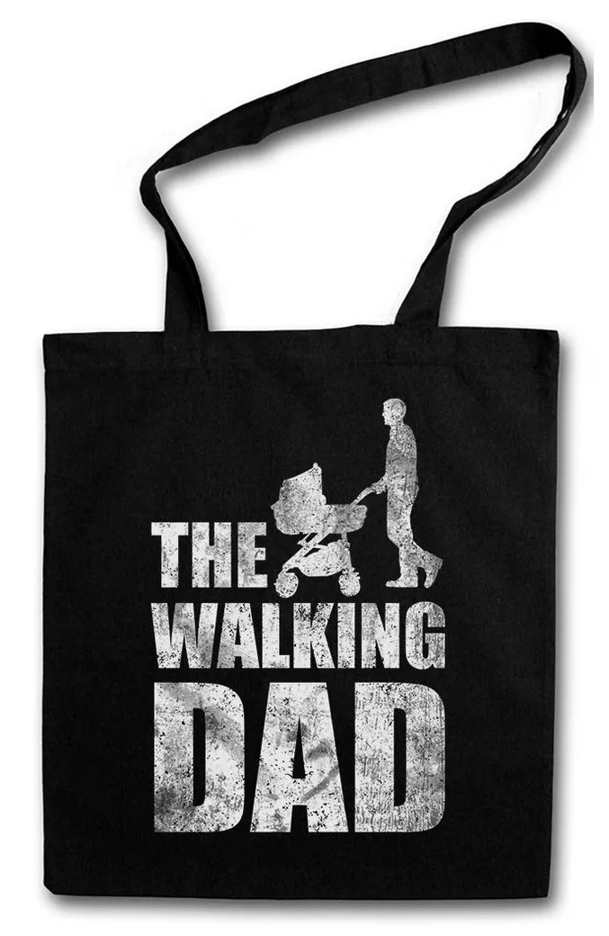 Urban Backwoods Beuteltasche The Walking Dad Stofftasche Vatertag Father's Day Papa Dead Papi (1-tlg), Bester Papa Tochter Sohn